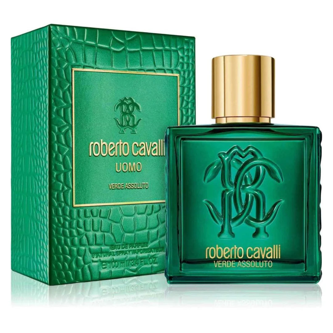 Roberto Cavalli Uomo Verde Assoluto Men Edp